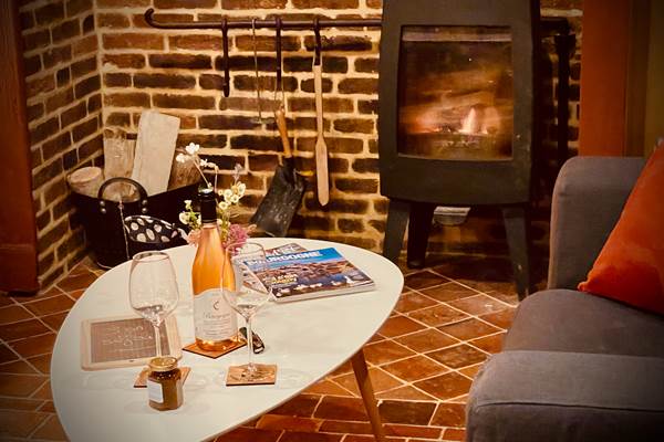 en mode hiver, la chaleur du poêle