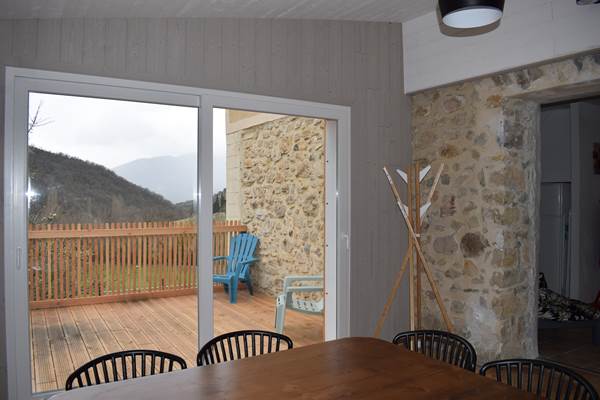 Les gîtes de Moussan - Montbrun Les Bains - coins  salle à manger - RDC - gîte 4