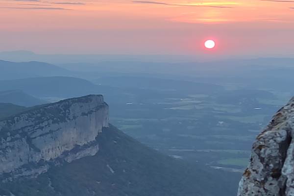 Levée de soleil au Pic Saint Loup 34
