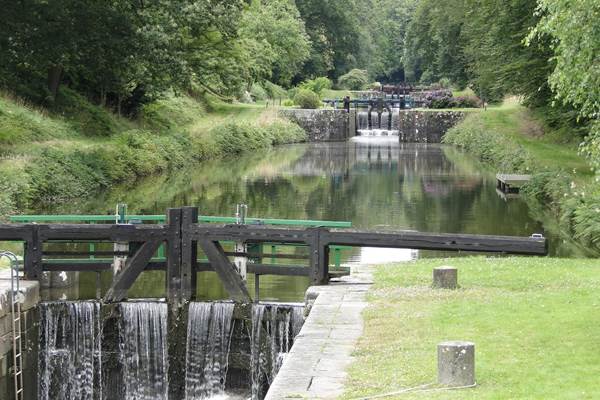 Le site des onze écluses sur le Canal d'Ille et Rance