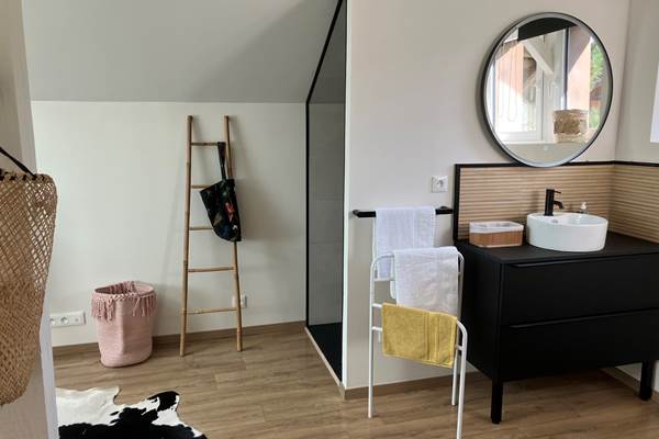 Little Green - Salle de bain ouverte