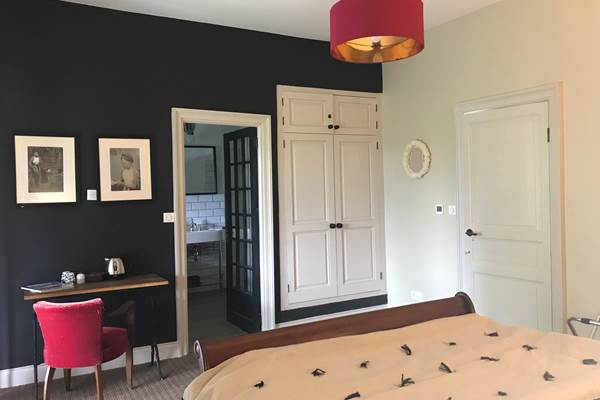Chambre double avec baignoire accès terrasse