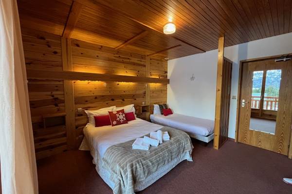 chambre triple balcon