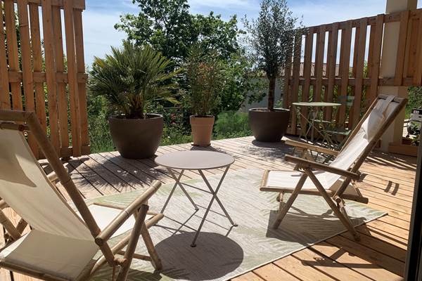 Terrasse Chambre Romarin