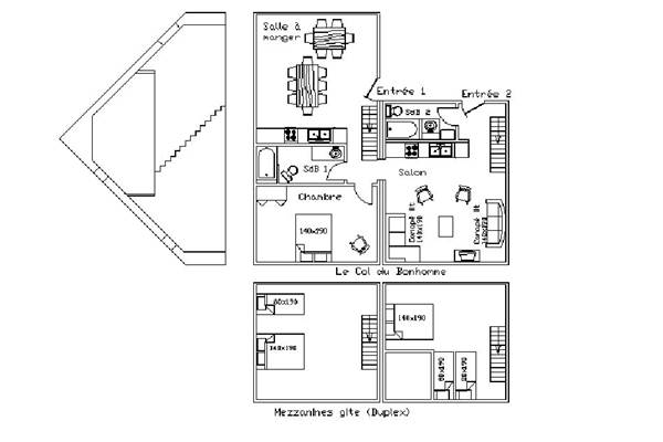 COL DU BONHOMME-Plan
