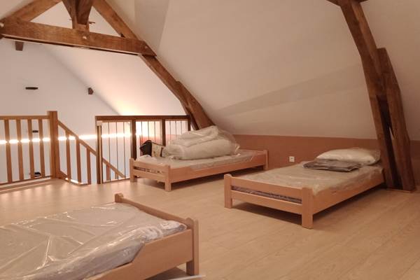 Chambre de 5 lits à l'étage