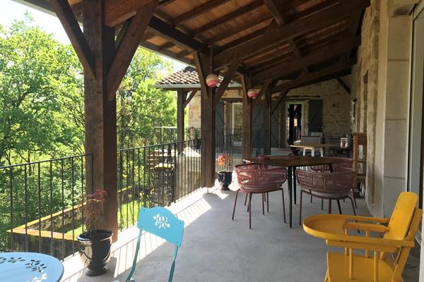 la grande terrasse commune