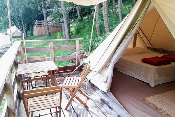 vacances famille en haute vienne tente aménagée 3 personnes