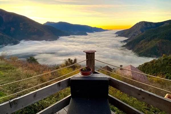 LES 3 FLOCONS - Le Chalet - Vue de la Terrasse