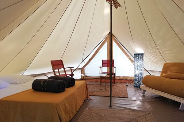 tente aménagée location vacances limousin