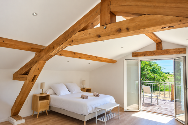 Chambre triple avec terrasse