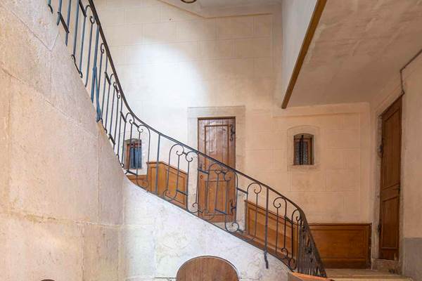 L'escalier Hotel Pavans de Ceccaty