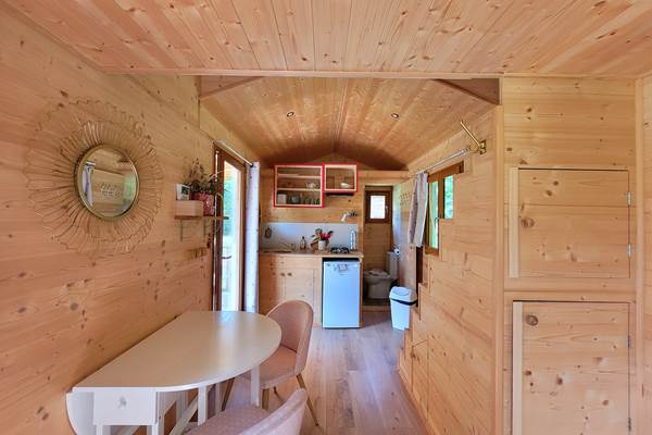 Tiny house Eglantine cuisine et table