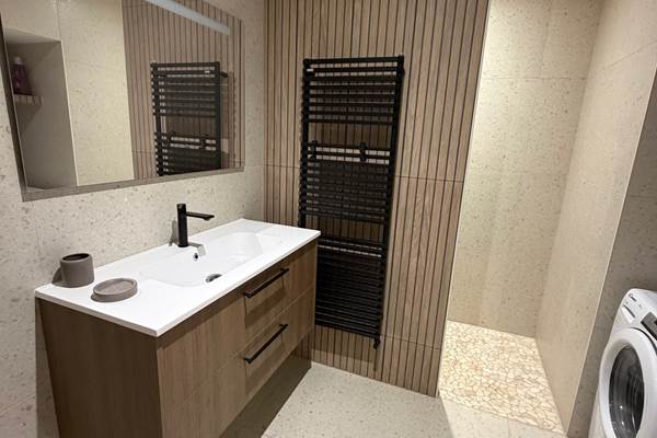 SDB du RDC avec douche et WC