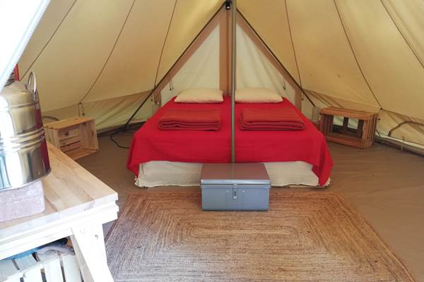 amenagement tente lodge camping insolite de la haute vienne