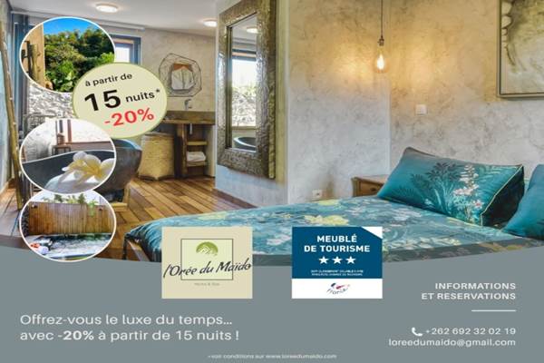 L'Orée du Maïdo - offre 15 nuits