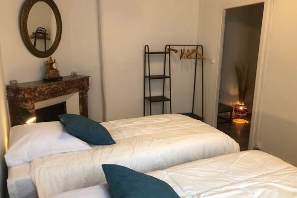 chambre 2 lits en 90 maison St Jacques