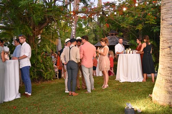 Reception dans le parc