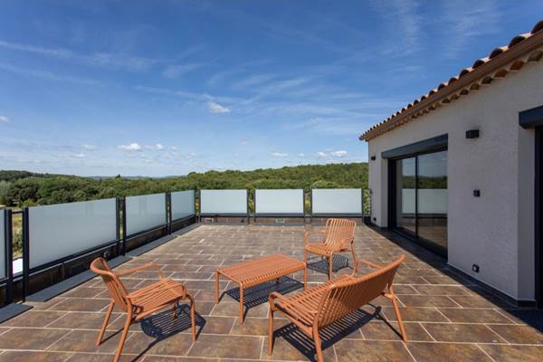 Terrasse panoramique Master Suite Contempory