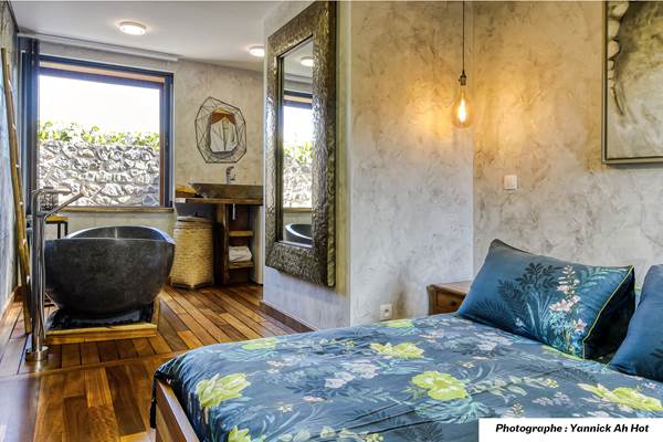 L'Orée du Maïdo - vue élargie chambre