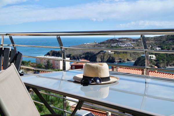 Une belle terrasse vue mer