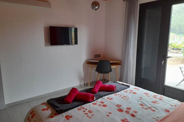 Chambre double avec terrasse - Goyavier - 2