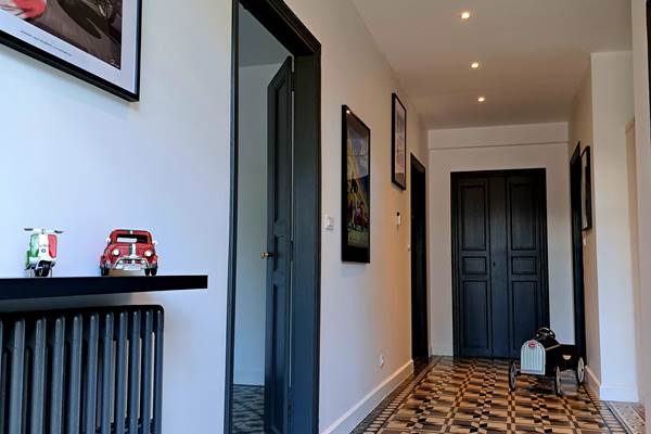 Entrée commune des chambres d’hôtes des Gîtes de Monte Blanco près de Pézenas