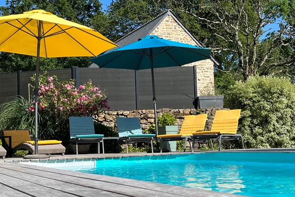 les demeures de Kerbosser, la piscine