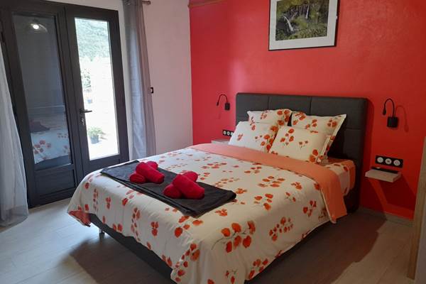 Chambre double avec terrasse - Goyavier - 1