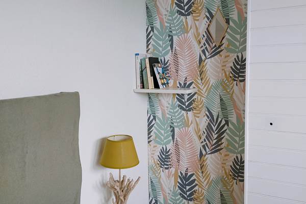 Chambre nature coin livre