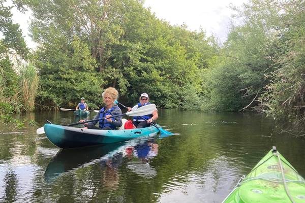 Depart Abbartello kayak en Corse coucher de soleil vers le Taravo-photo-news