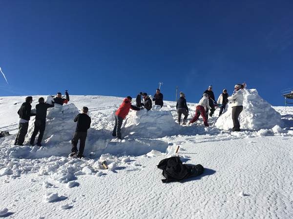 Challenge construction d'igloos