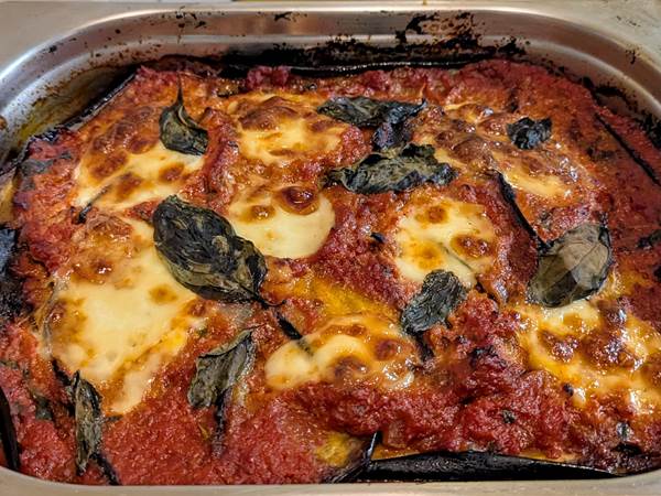 Aubergines parmeggiana