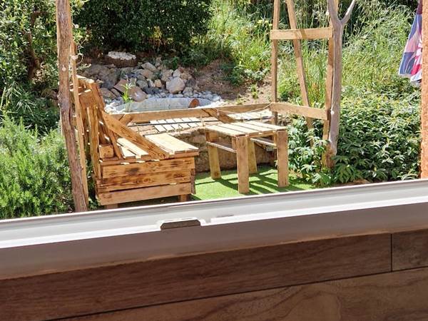Cuisine - Vue arche et bassin