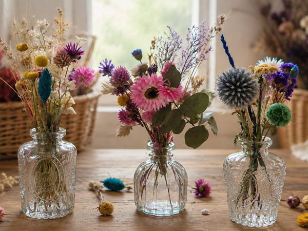 Mini vases fleuris Terralya