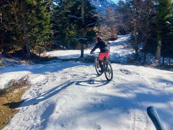 Descente dans la sapinière d'Aubas