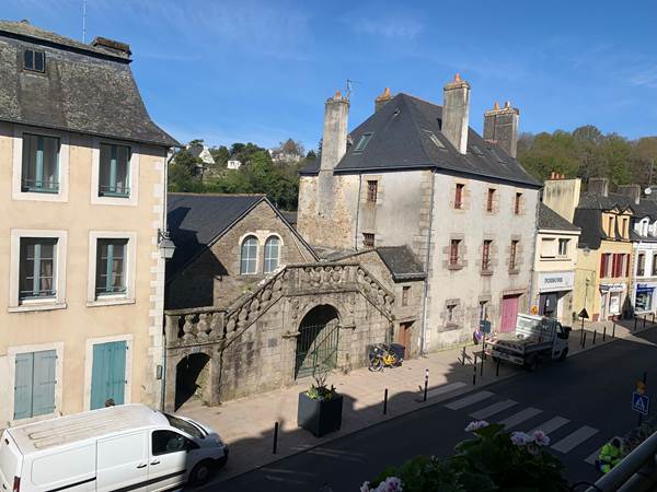 Vue sur le Présidial de l´hôtel de charme à Quimperlé