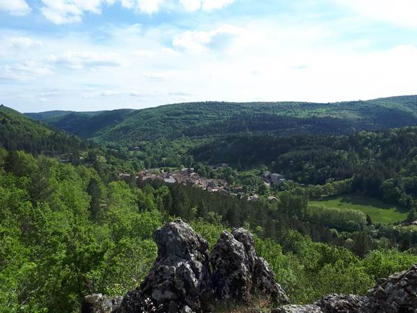 Vue d'Alzon depuis Notre-Dame