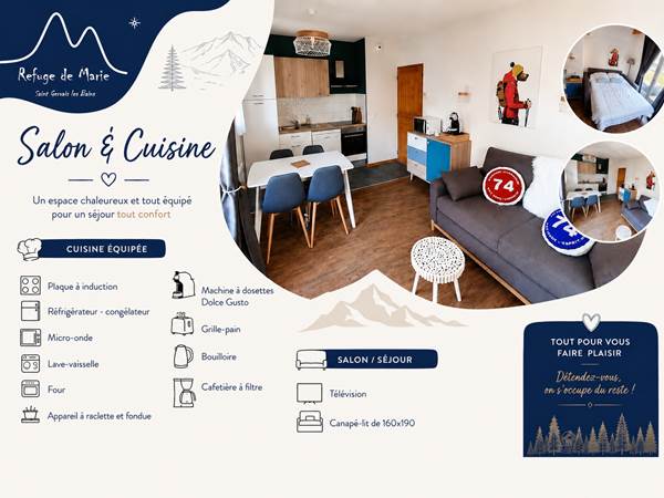 Descriptif Salon et Cuisine