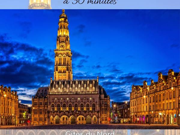 Les Gites du Nord, gite 4 chambres - 11 personnes proche d'Arras, à 30 minutes