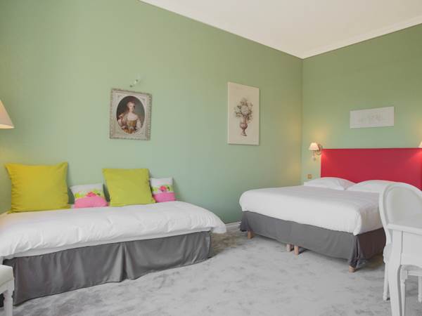 Chambre Verte Château double ou quadruple
