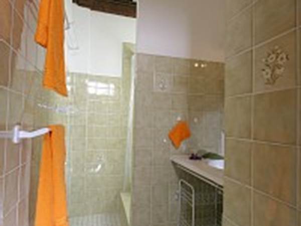 Salle de bain avec douche