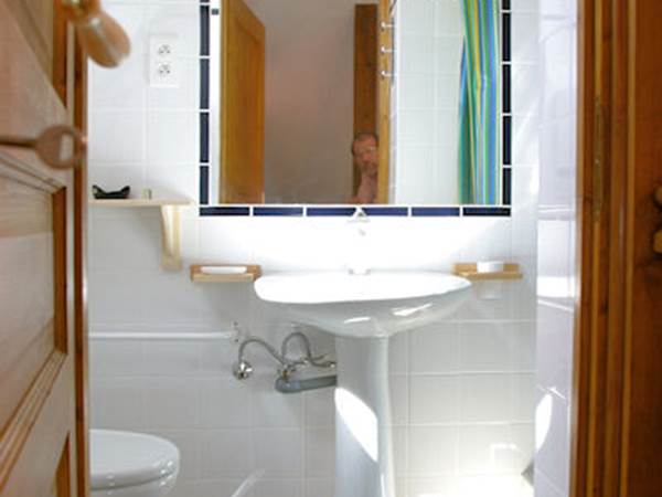 Deuxième salle de bains avec douche et WC