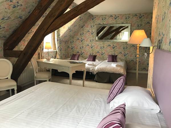 Chambre Parme dans le château au second niveau avec ascenseur
