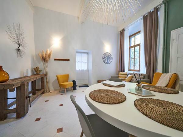 Suite Luxe, salon cuisine