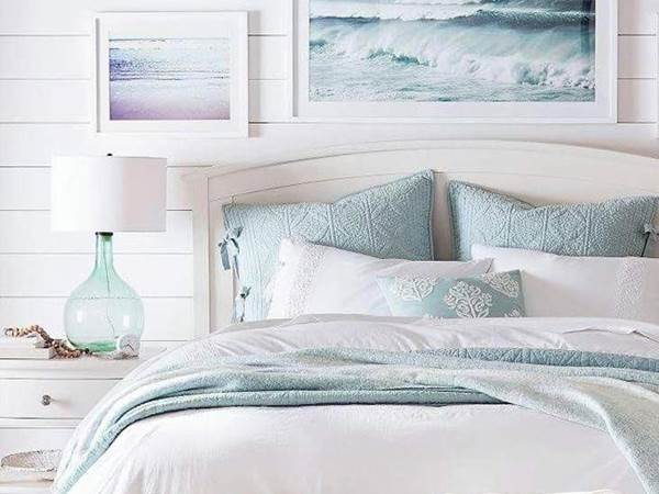 Chambre turquoise