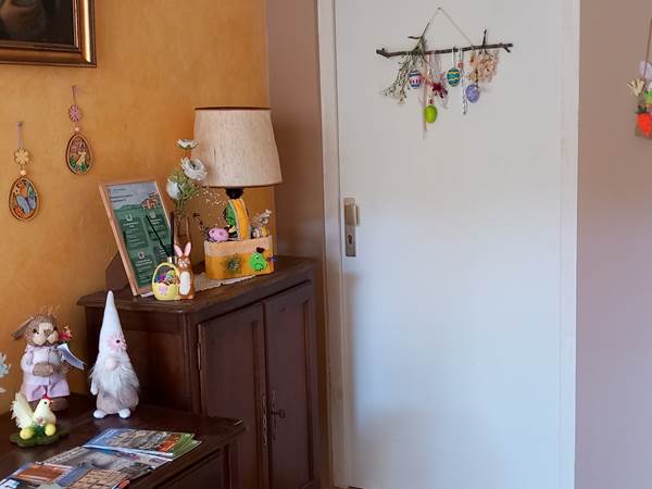 Gîte des Oliviers - entrée - Pâques