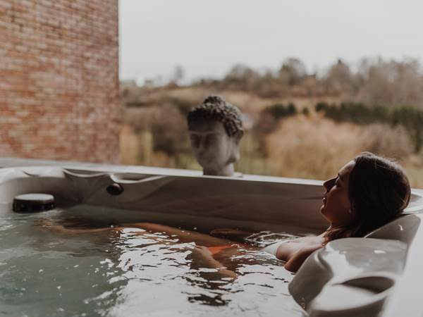 Jacuzzi privatif avec vue panoramique