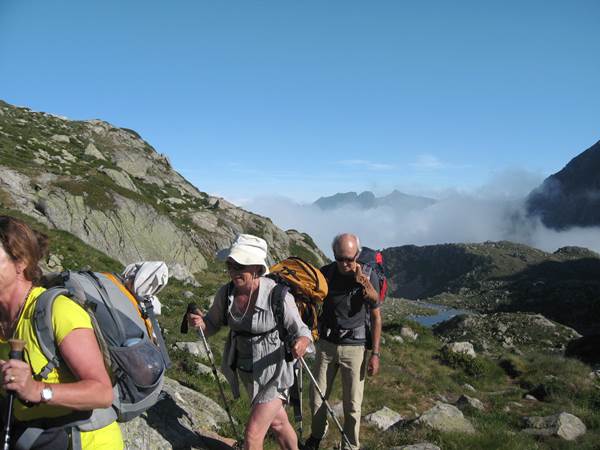 Ascension vers la hourquette de Mounicot