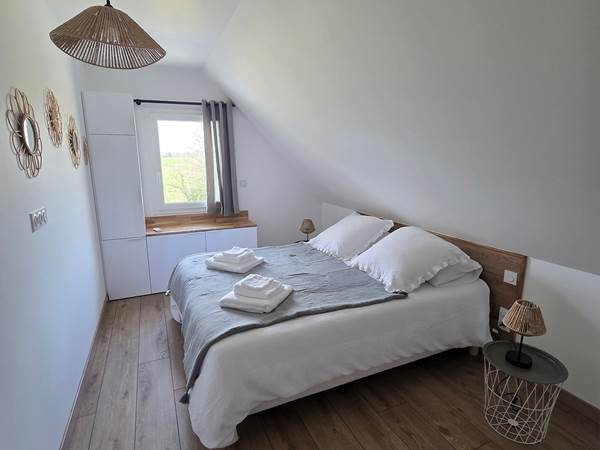 Chambre double vue sur la campagne